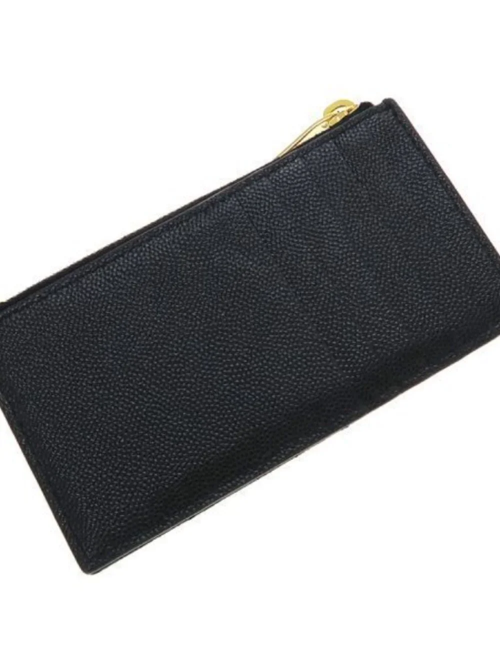 Saint Laurent Paris Monogram Fragment Zip Card Case - Picture 2 of 9